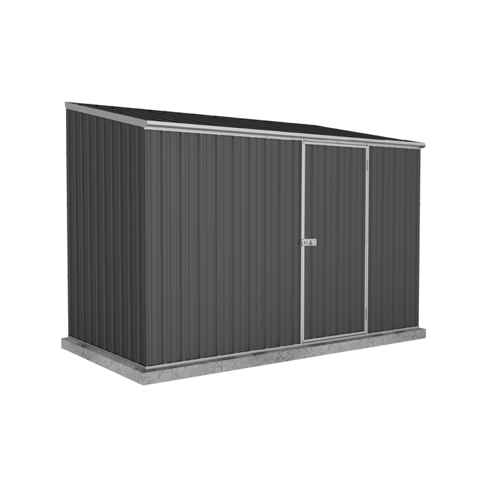 Absco Sheds 3.0 x 1.52 x 2.08m Monument Space Saver Single Door Garden Shed