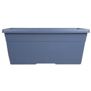 Northcote Pottery 600mm Navy Plastic Trough Window Box