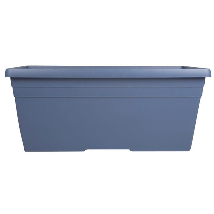Northcote Pottery 600mm Navy Plastic Trough Window Box