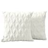 Vikus 2 Pack Decorative Boho Throw Pillow Covers 45 X 45 Cm (white)