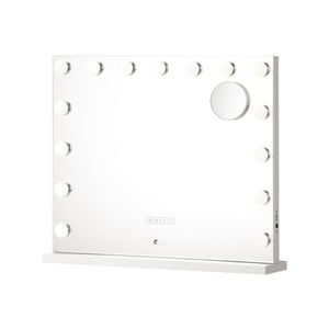 Oikiture Makeup Mirrors 59x48cm Bluetooth Hollywood LED Vanity Mirror