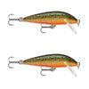 2x Rapala 3cm Countdown Sinking Hardbody Balsa Fishing Lures - Brook Trout
