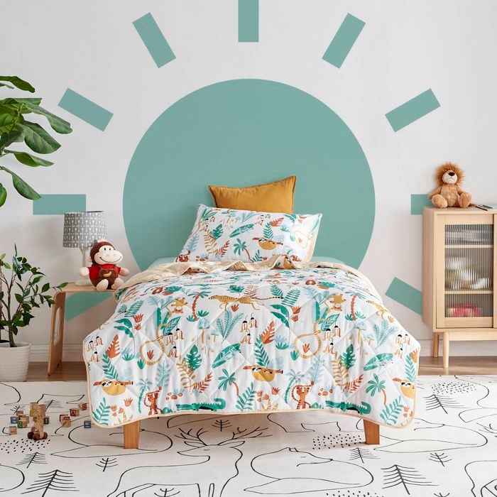 Jack & Ava Comforter Set Wild Jungle King Single Bed