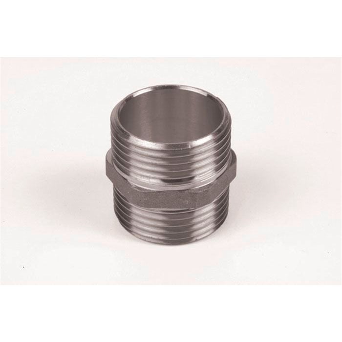 Eagle Hex Nipple Male 15mm Brass
