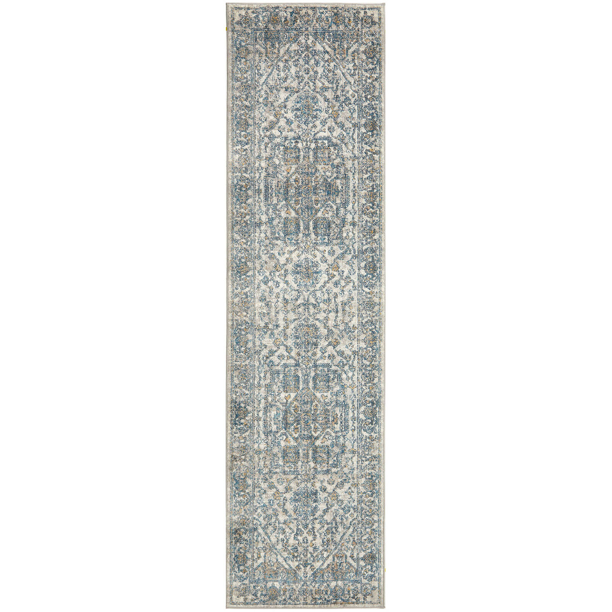 Asha Blue Runner 300X80Cm Rug - Bunnings Australia