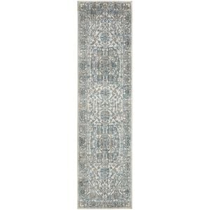 Asha Blue Runner 300X80Cm Rug