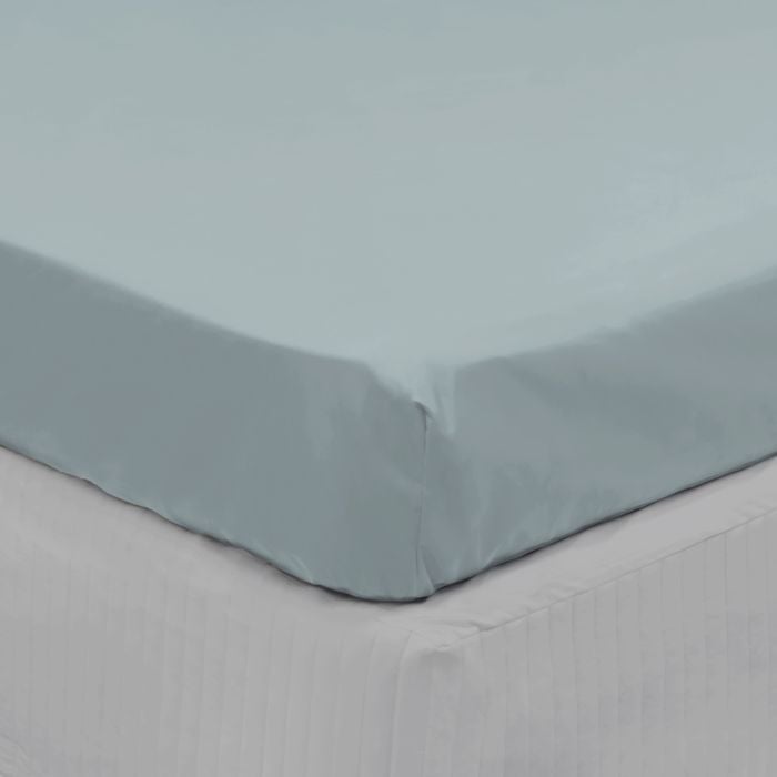 Ardor 300tc Cotton Single Bed Fitted Sheet Denim