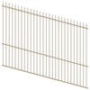 ProtectorAl 1201-2400mm x 1800mm Paperbark Picket Top Pool Fence Panel Raked Up to 15º