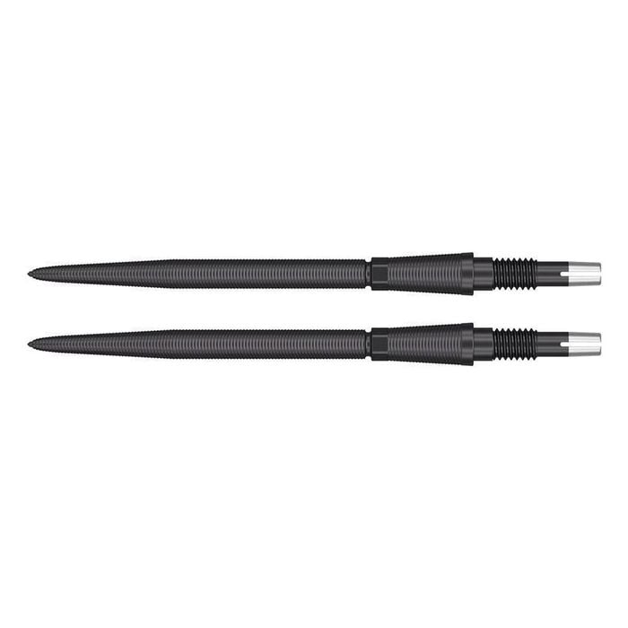 2PK Target Swiss Storm Nano Dart Point Replacement Spare Tip 35mm Black