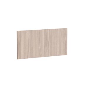 Kaboodle 750mm Silver Ash Modern Overhead Doors - 2 Pack