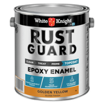White Knight Rust Guard Gloss Golden Yellow Epoxy Enamel Paint - 4L