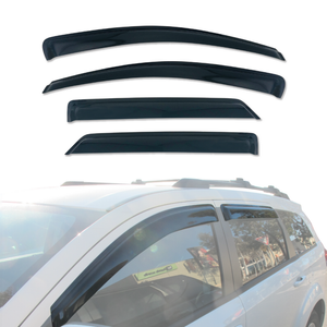 AUSGO Weather Shields for Fiat Freemont JF Series 2011-2016 Weathershields Window Visors Wind Deflectors