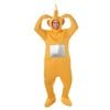 Laa-Laa Teletubbies Deluxe Halloween Costume for Adults TV Character Outfit Set - Yellow, Standard
