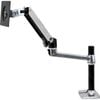 Ergotron Mounting Arm For Flat Panel Display - Black - Height Adjustable - 61 Cm (24") Screen Support - 11.34 Kg