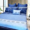 Hotel Living Bazaar Quilt Cover Set Blue - King