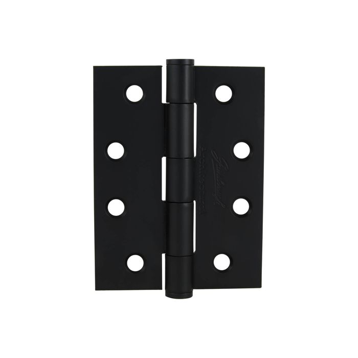 Gainsborough 100 x 75mm Matte Black Fixed Cap Fixed-Pin Hinge - 2 Pack