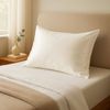 Royal Comfort Pure Silk Pillowcase 100% Mulberry Hypoallergenic White Standard