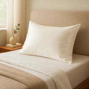 Royal Comfort Pure Silk Pillowcase 100% Mulberry Hypoallergenic White Standard