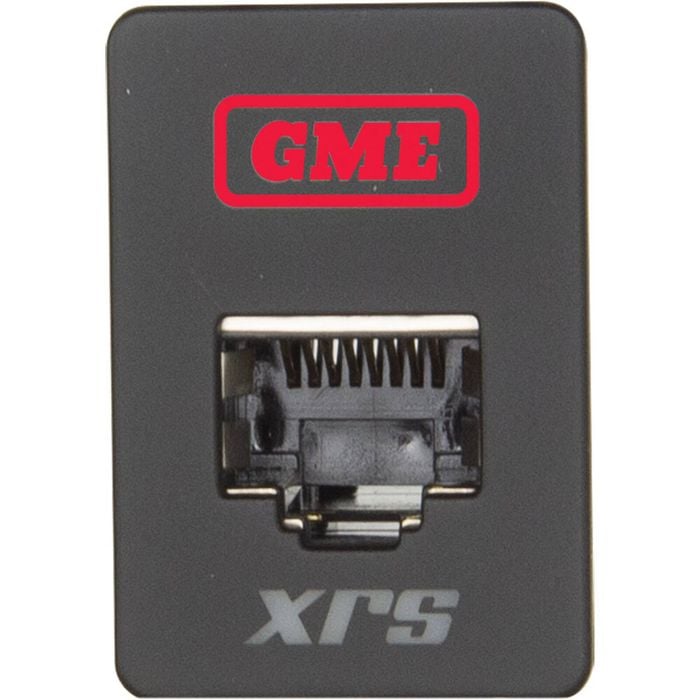 GME RJ45 Type 1 Pass Through Adapter Fits Selected Toyota Models 33.3x22.8mm Red