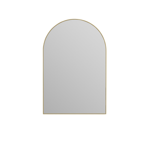 Attica 900mm Brushed Gold Arch Mirror