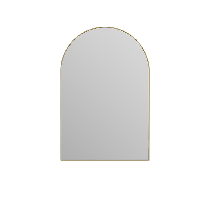 Attica 900mm Brushed Gold Arch Mirror