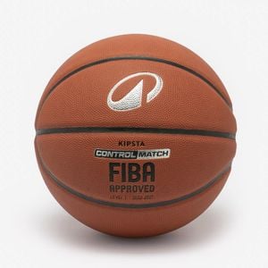 Decathlon | Size 7 Basketball Fiba Control Match Bt500 - Brown - One Size