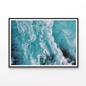 Close-Up of a Wave in the Ocean  Print 100% Australian Made 90x60cm  (Poster)