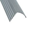 Roberts 3.3m Silver Hammered Stairnose Trim - 10 Pack
