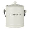 Davis & Waddell Darley Compost Bin 3.5L Cream 22x18.5x24.8cm