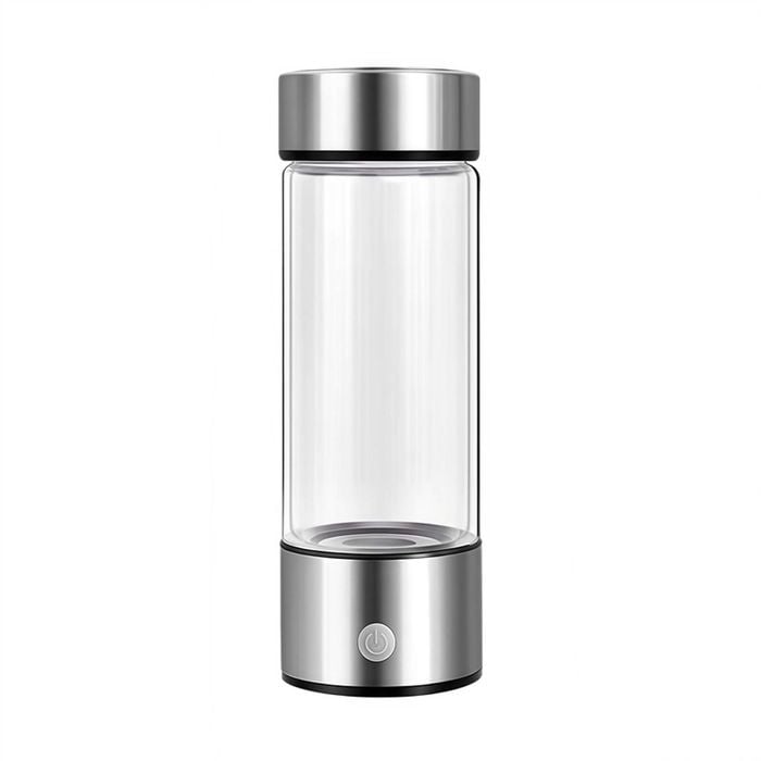 Catzon Hydrogen Water Bottle Portable Hydrogen Water Ionizer-Silver