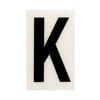 Sandleford 60mm White Self Adhesive House Letter K
