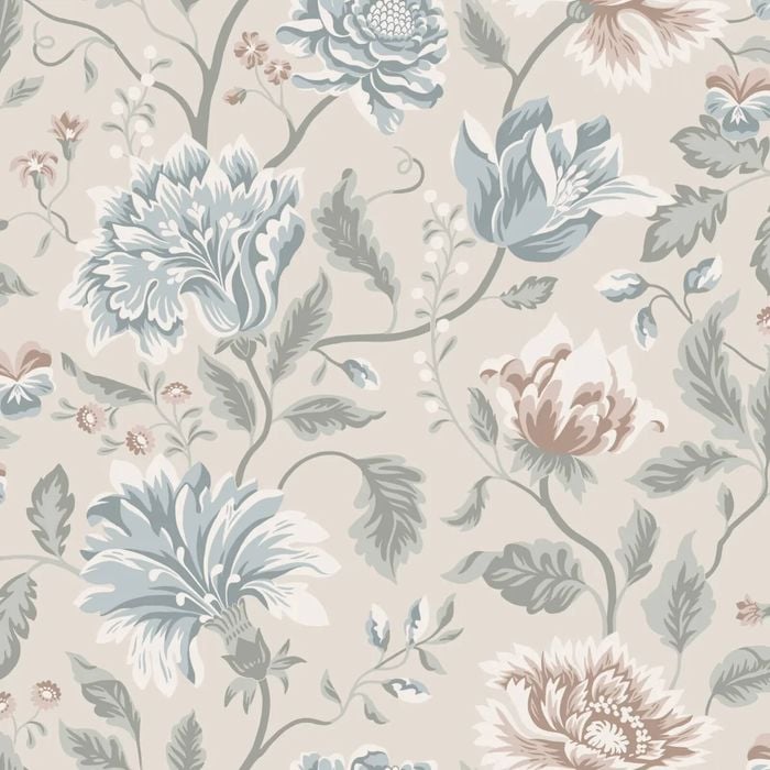 Wallpaper Trader Annabelle Wallpaper Roll 10.05m X 53cm, Tan