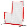 VEVOR L Screen Baseball Red for Batting Cage with Carry Bag and Ground Stakes