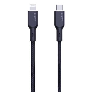 AUKEY CB-NCL1 Circlet CL USB-C to Lightning Cable Nylon Braided 1M Black.