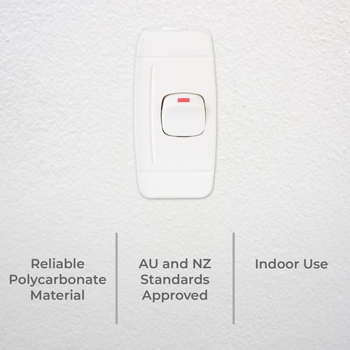 Deta White Single Cordline Switch - Bunnings New Zealand
