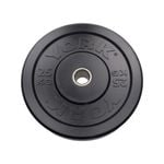 York 25KG Black Rubber Training Bumper Plate Single