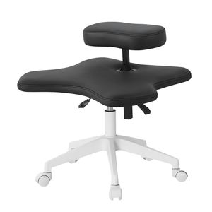 Lauft Black Criss Cross-Legged Meditation Chair Office Executive Computer Swivel Chair