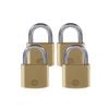 Yale 40mm Standard Security Brass Padlock - 4 Pack