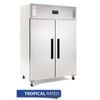 Polar G-series 2 Door Upright Freezer Stainless Steel 1200ltr - Commercial Upright Freezers (dl896-a)
