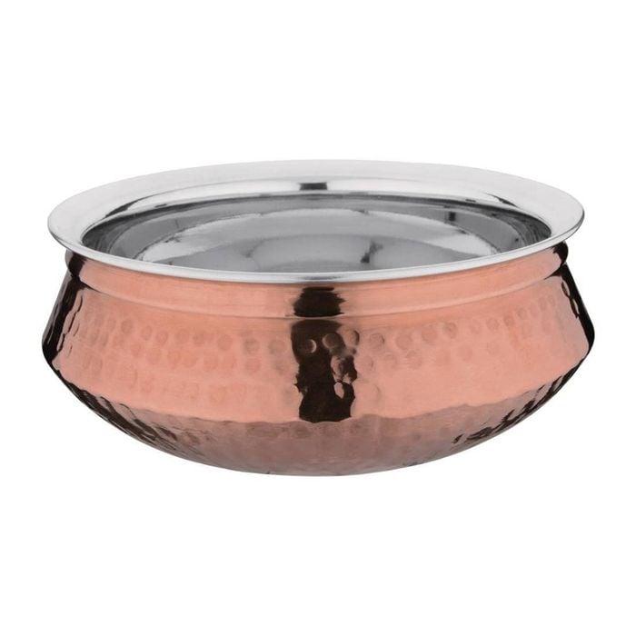 Olympia Handi Serving Dish Large Copper 200mm Commercial Tableware