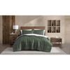 3pc Ardor Boudoir Queen/King Cammy Comforter w/ Pillowcase Set Deep Khaki