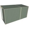 Build-a-Shed 1.5 x 3.7 x 2m Single Sliding Door Skillion Shed - Green