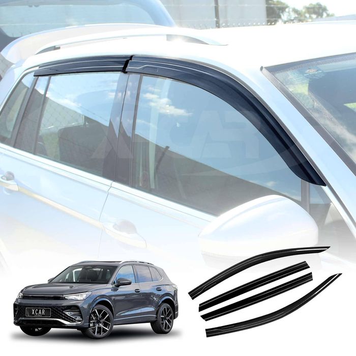 Weathershields For Volkswagen Vw Tiguan Ct Series 2025-onwards Car Weather Shields Wind Deflectors Window Sun Visor 4-piece Set