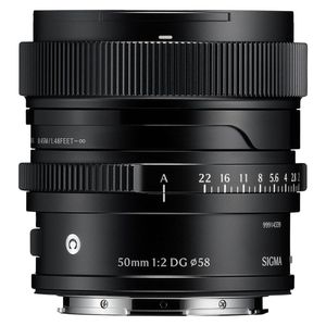 Sigma 50mm f/2 DG Contemporary Lens - L-Mount Black
