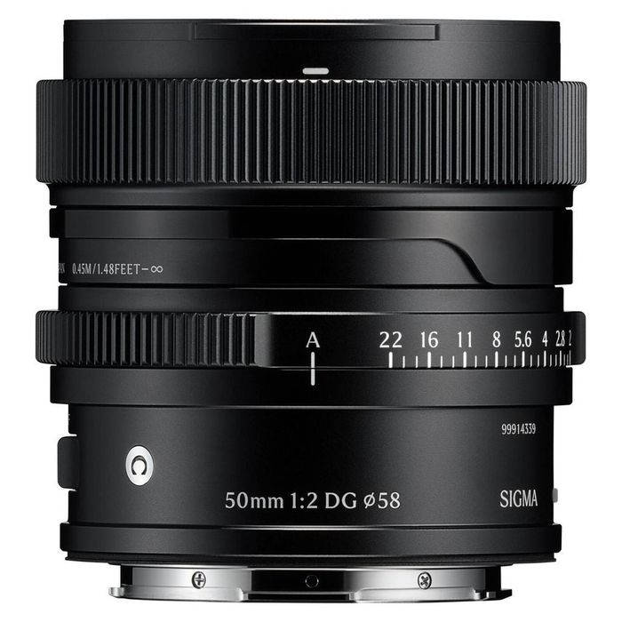 Sigma 50mm f/2 DG Contemporary Lens - L-Mount Black