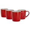 Argon Tableware Matt Coloured Coffee Mugs - 350ml - Pack of 4
