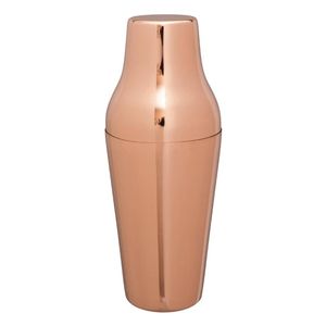 Beaumont French Cocktail Shaker Copper Stainless Steel 2pc 600ml Drink Bar Mixer Restaurant Commercial