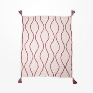 DWBH Cotton Slub Throw Blanket 125x150cm Home Decor OLDROSE