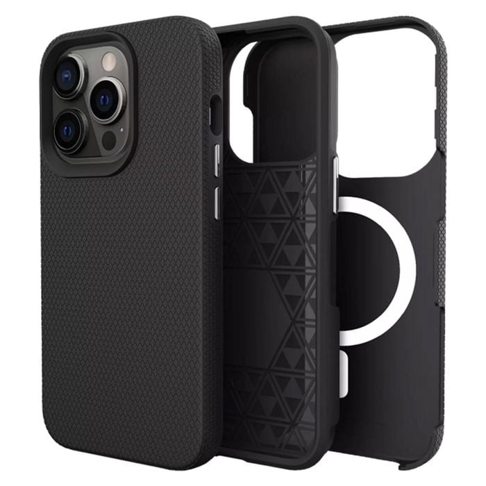 Soka Triangle Magsafe Case (Suits iPhone 15 Pro) - Black