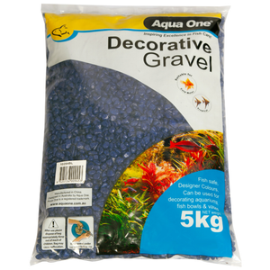 Aqua One Decorative Gravel Deep Blue 7mm 5kg (10284BL)